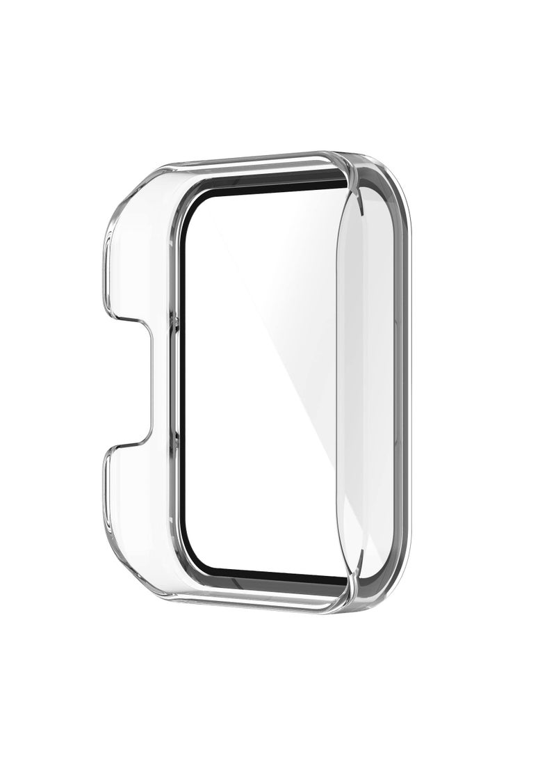 Glass Case Compatible with Xiaomi Redmi Watch 2 Lite Smartwatch Case Accessories, All Around Hard PC Scratched Resistant Full Protective Cover for Redmi Watch 2 Lite,Clear  - Image 4