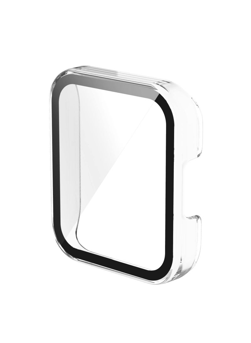 Glass Case Compatible with Xiaomi Redmi Watch 2 Lite Smartwatch Case Accessories, All Around Hard PC Scratched Resistant Full Protective Cover for Redmi Watch 2 Lite,Clear  - Image 3