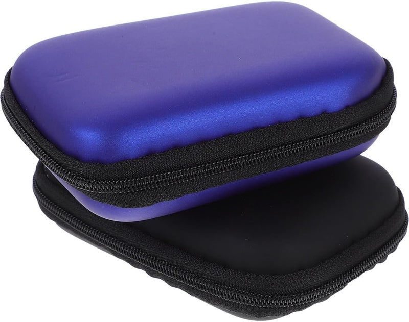 2pcs Portable Earphone Storage Bags Compact Organizer Case for Travel for Earphones Cables Usbs and Electronic Accessories - Image 1