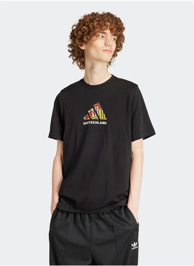 اديداس Germany Fan Graphic T-Shirt