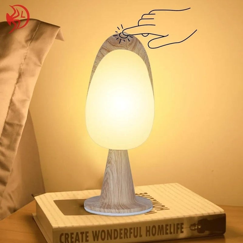 Small Table Lamp, Bird Lamp with 3 Color Temperatures and Touch Sensor, Rechargeable Battery - Image 3