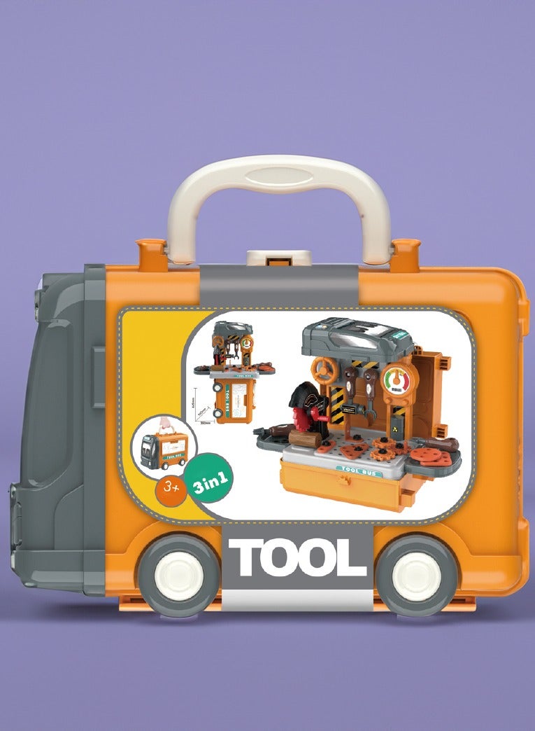 BOWA 39 Pcs Tool Playset in Bus Theme for Kids - Image 2