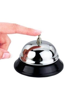 Instakart Steel Desk Kitchen Hotel Counter Reception Restaurant Bar Ringer Call Bell Service Bell 8.5 * 5.5Cm Silver  - Image 2