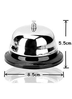 Instakart Steel Desk Kitchen Hotel Counter Reception Restaurant Bar Ringer Call Bell Service Bell 8.5 * 5.5Cm Silver  - Image 3