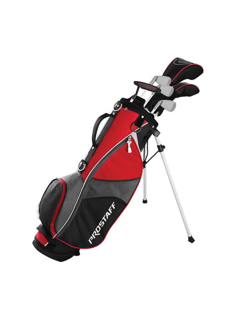 Wilson Golf Pro Staff Junior Game Improvement Large Club Set for Children from 11-14 Years, Body Size 142-160 cm, Right-Handers, Graphite, Including Carrybag, Red - Image 2