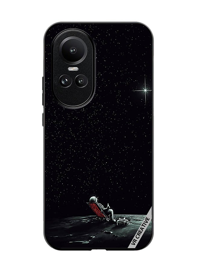 VR CREATIVE Protective Case Cover For Oppo Reno 10 Pro Galaxy Star Space Design Multicolour - Image 1