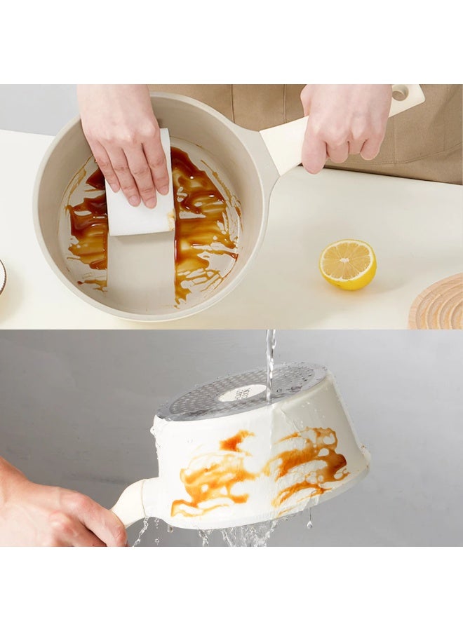 Redchef وعاء حليب سيراميكي غير لاصق من ريد شيف، مصبوب بغطاء، خالي من PFAS وPTFE وPFOA، مناسب لجميع مواقد الطهي الحثية، 20 سم - Image 5