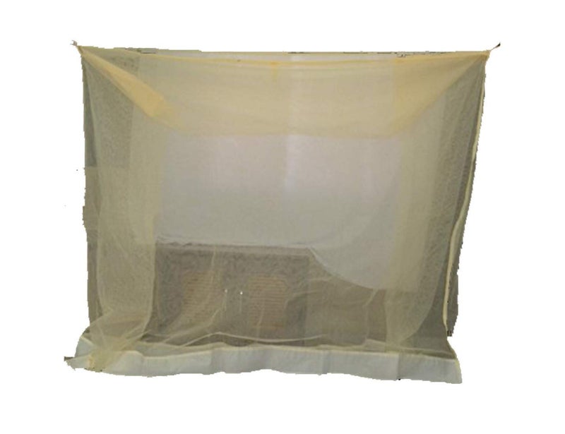 ans Dreams Double Bed Mosquito net Light Weight Ivory 7x7 ft King Size Bed King Size - Image 2