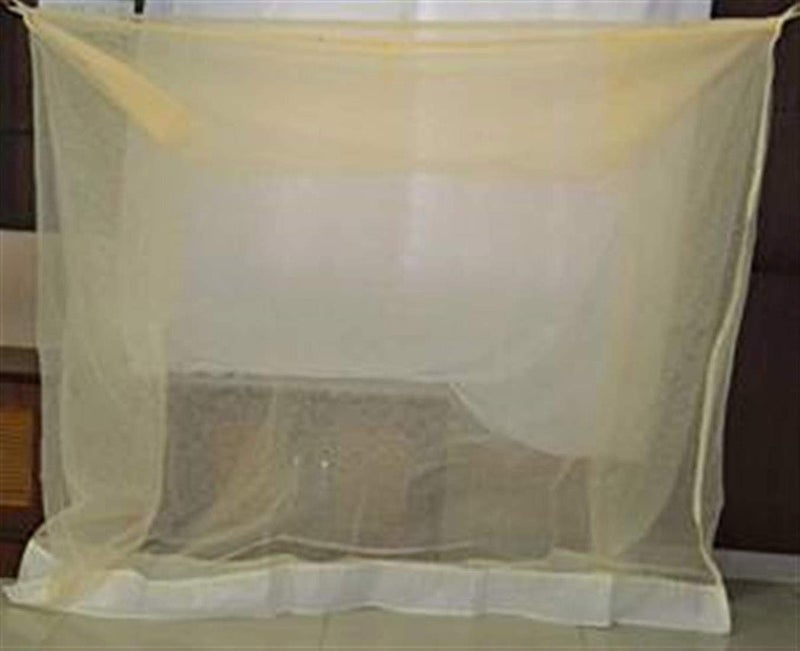 ans Dreams Double Bed Mosquito net Light Weight Ivory 7x7 ft King Size Bed King Size - Image 3