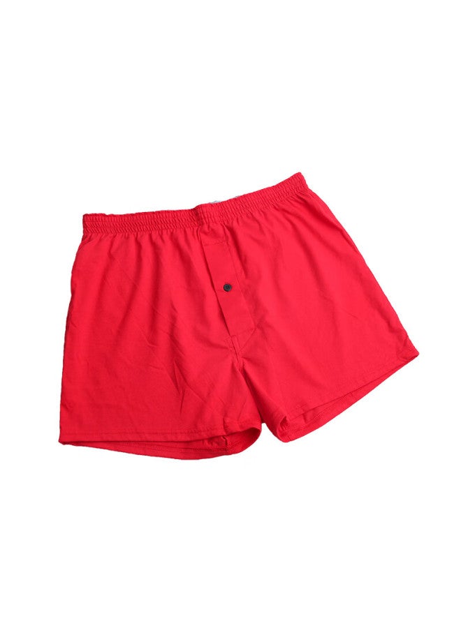 Bxman Loose Fit Men's Cotton Boxer Briefs Red Elastic Arrow Four-point Underwear 2-pack S06 M - Image 4