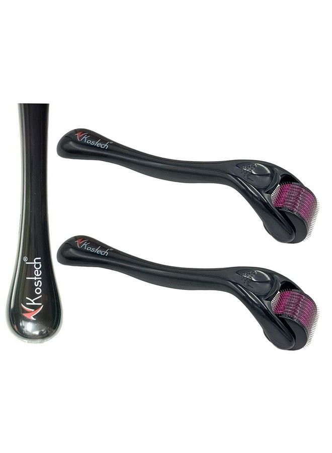 Kostech Derma Roller (Kdr) With 540 Titanium Alloy Needles (2.0 Mm) Pack Of 2 - Image 2