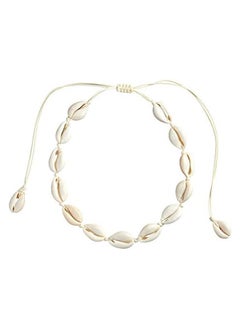 Generic Handmade Summer Beach Shell White Velvet Rope Choker  - Image 2