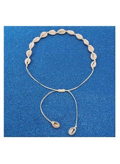Generic Handmade Summer Beach Shell White Velvet Rope Choker  - Image 3