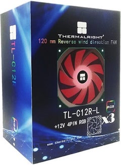 Thermalright TL-C12R-L RGB 120MM Black 3-Pack Case Fan  - Image 5