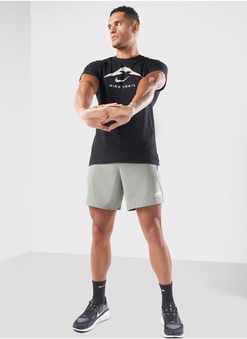 Nike - Dri-Fit Trail Logo T-Shirt - Image 1