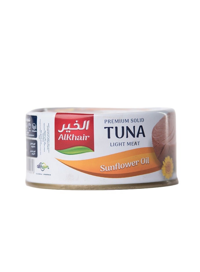 الخير لحم تونة خفيف في زيت دوار الشمس - Image 1