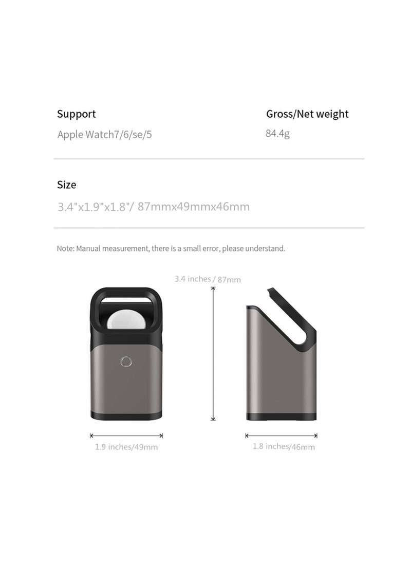 Charger Stand for Apple Watch Iwatch Series 7/6/se/5 Charging Solution for Iwatch7/6/se/5 Charging Dock Station Apple Watch Charger Stand Iwatch Charging Dock Iwatch7 Charging Station for Iwatch7  - Image 4