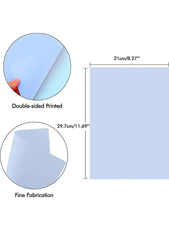 مارك ورق ملون A4 100 ورقة أزرق - Image 2