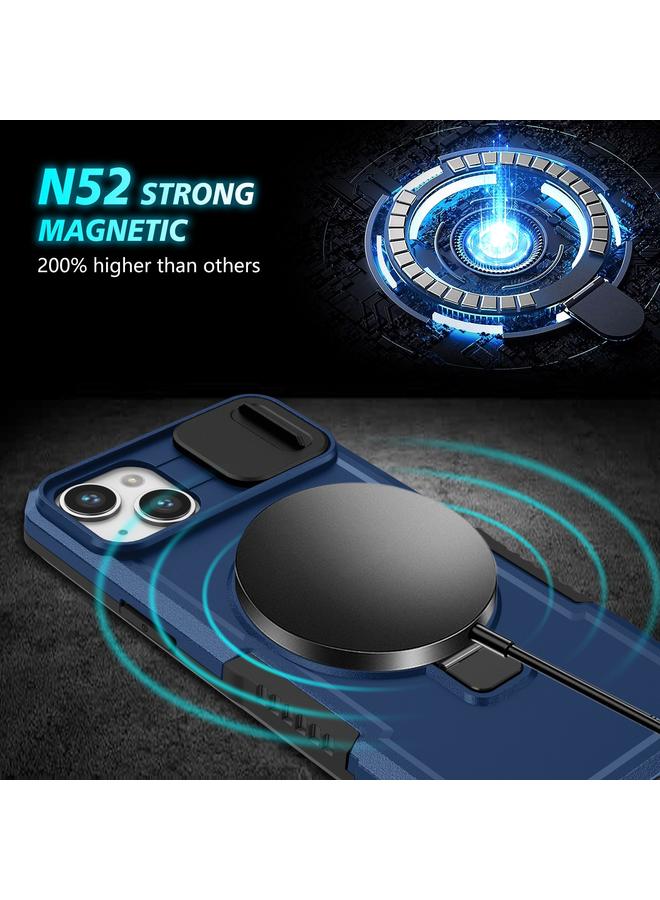 S-TOP Case For iPhone 14 Sliding Camshield MagSafe Holder TPU Hybrid PC Phone Case - Image 4