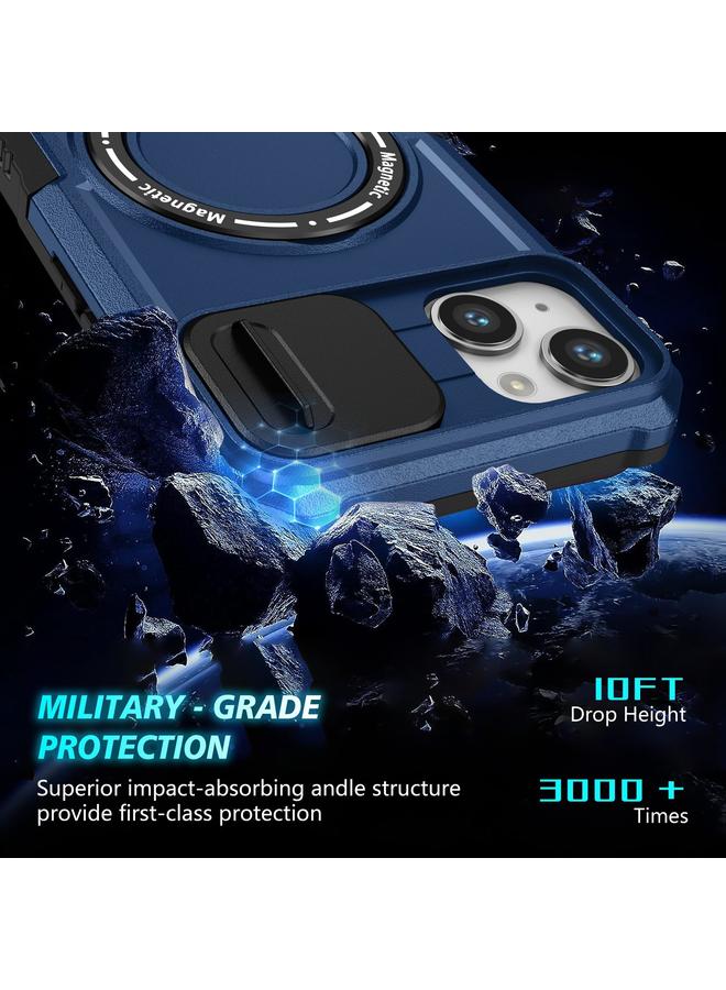S-TOP Case For iPhone 14 Sliding Camshield MagSafe Holder TPU Hybrid PC Phone Case - Image 5