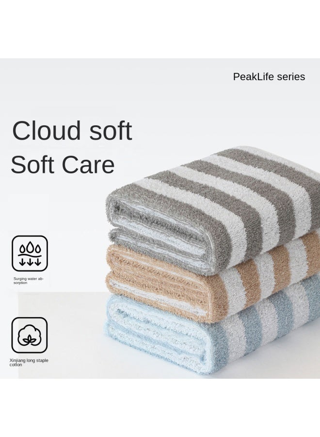 PEAK Pure Cotton Towel Set For Men & Women - Soft Face & Bath Towels, Highly Absorbent, Non-shedding, Couples & Home Use, 100% Cotton - Image 2