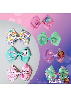 Gabby'S Dollhouse Hair Bows - Hair Accessories Gift Set - Princess Hair Bows 7 Pcs 4 Inch Bundle Hair Bows For Girls Different Character On Each Hair Clip Kids Bow - Alligator Clip - Ages 3 + - pzsku/Z737097E5DC4C3D2A1742Z/45/_/1732778275/213327a6-611d-43c4-b927-7c5c877bdc60