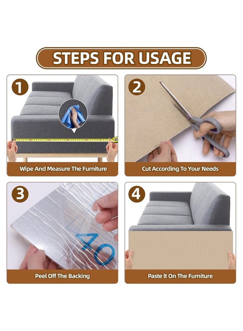 Anna 30x100CM DIY Self-Adhesive Cat Climbing and Scratching Protector for Furniture, Sofas, Walls, and Carpets - Image 2