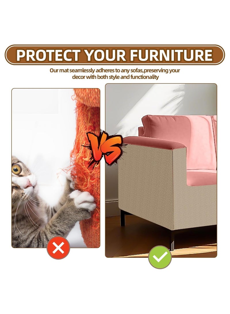 Anna 30x100CM DIY Self-Adhesive Cat Climbing and Scratching Protector for Furniture, Sofas, Walls, and Carpets - Image 5