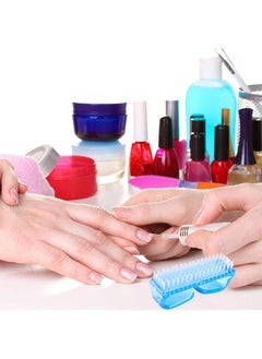 Ant 3 Pieces Handle Grip Nail Brush, Nail Brushes Hand Fingernail Brush Cleaner Scrubbing Kit Pedicure for Toes and Nails Men Women(Purple, Pink, Blue)  - Image 2