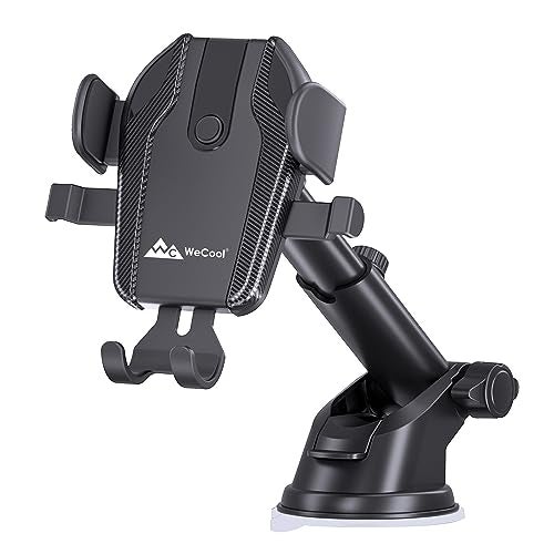 WeCool C1 360° Rotatable car Mobile Holder for Dashboard,Windshield, Adjustable Height and View Angle,Compatible with All Smartphones - Image 1