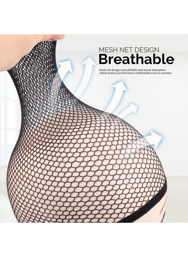 FANDAMEI 6Pcs Wig Cap 6Pcs Black Mesh Wig Cap Net Closed End Hair Mesh Net Liner Weaving Caps For Women Men Kids Wig Caps For Halloween Cosplay - Image 4