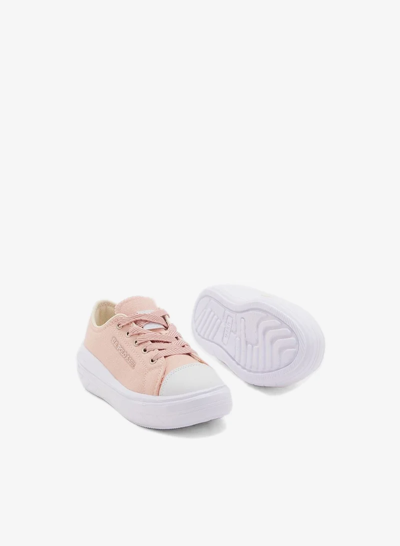 U.S. Polo Assn. pink Casual Low Top Sneakers for Women | Best Price UAE
