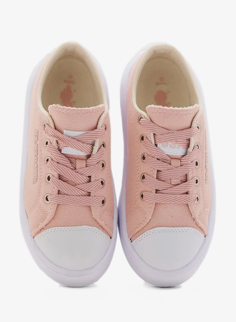 U.S. Polo Assn. pink Casual Low Top Sneakers for Women | Best Price UAE