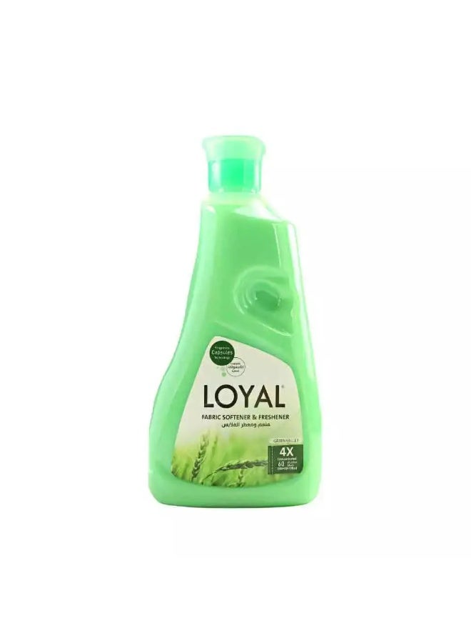 Loyal Fabric Softener and Freshener Green Valley 4X Concentrated Liquid- 1500ml - Image 1