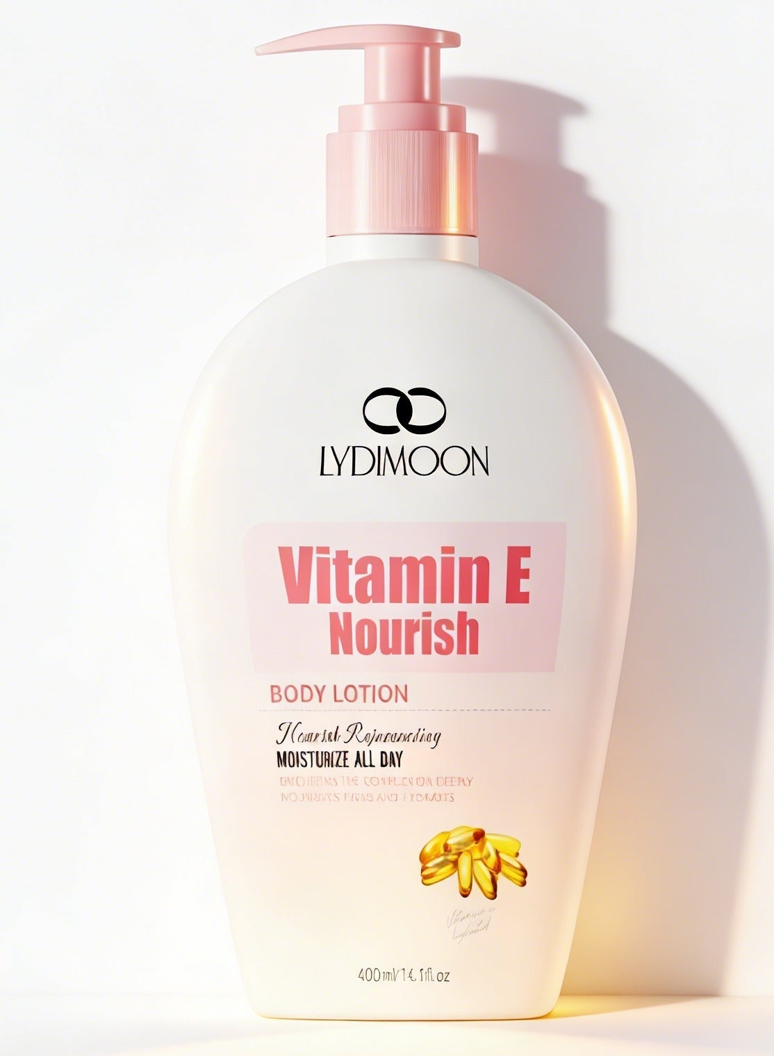 LYDIMOON Vitamin E Nourish Body Lotion | Moisturizing, Brightening & Long-lasting Fragrance 400ml