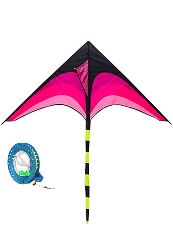 ZCM-HAPPY Kite for Outdoor Games and Activities Single Line Kite with Flying Tool Reel 6m Long Tail - Image 1