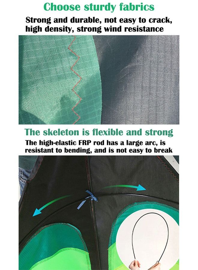 ZCM-HAPPY Kite for Outdoor Games and Activities Single Line Kite with Flying Tool Reel 6m Long Tail - Image 4