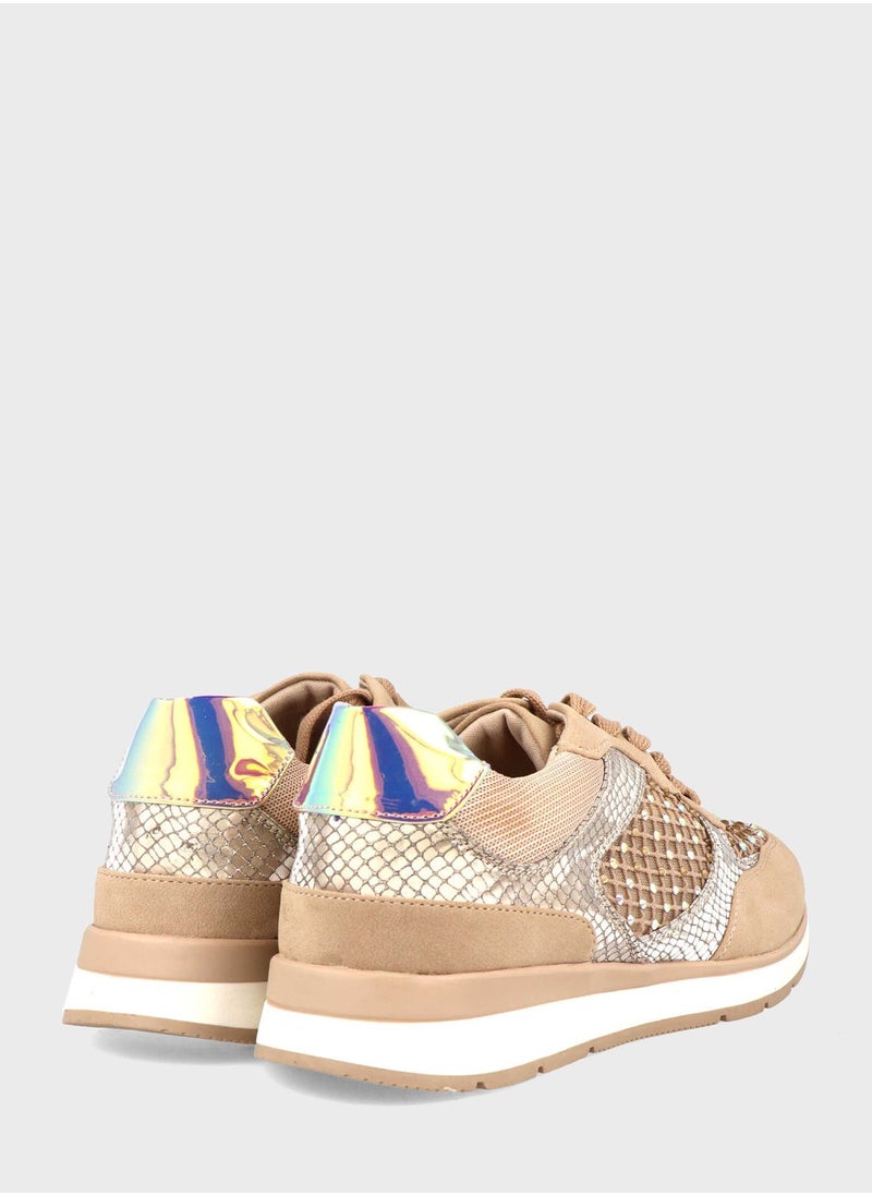 MENBUR - Lace Up Low Top Sneakers - Image 1