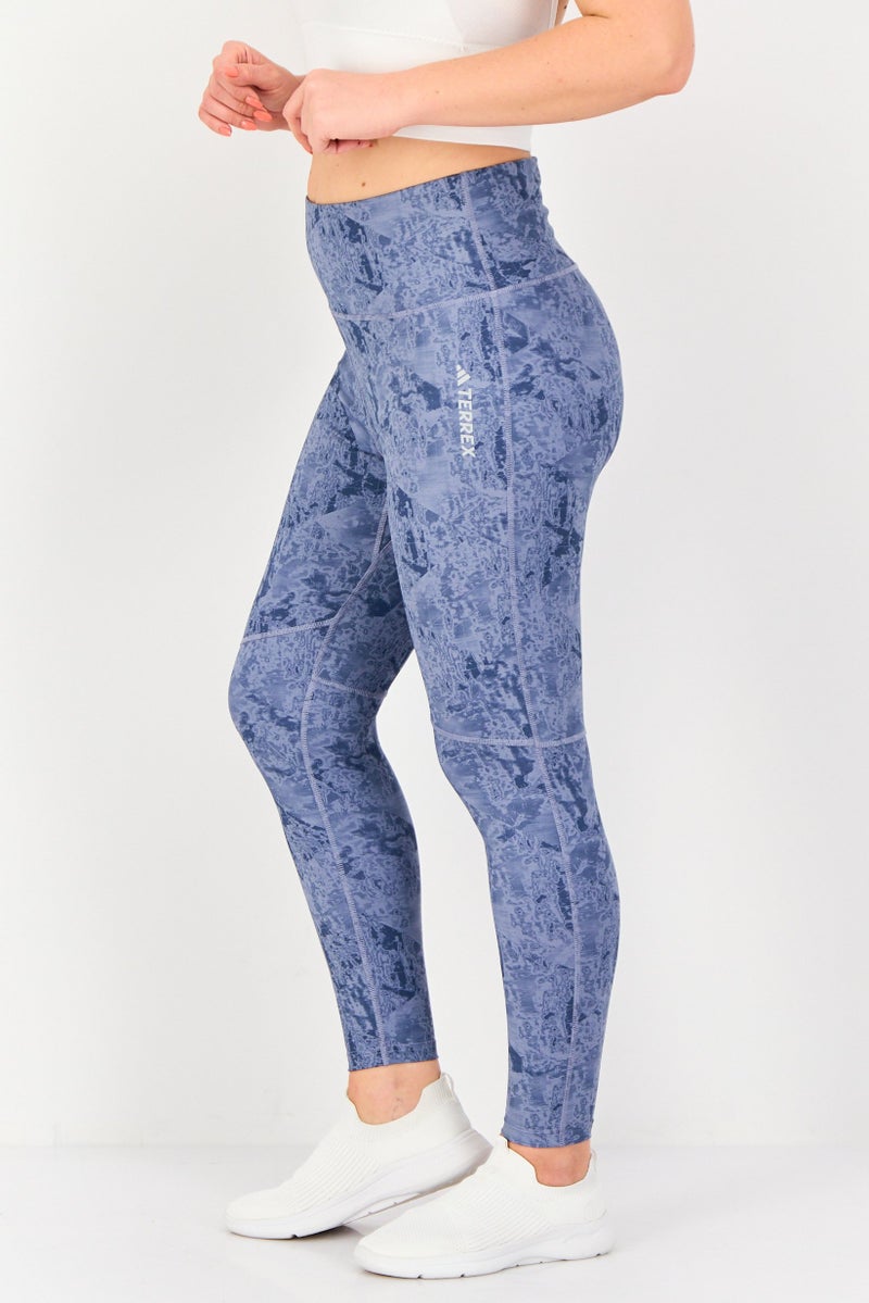 Adidas Women Tight Fit Short Inseam Training Leggings, Multicolor - Image 2