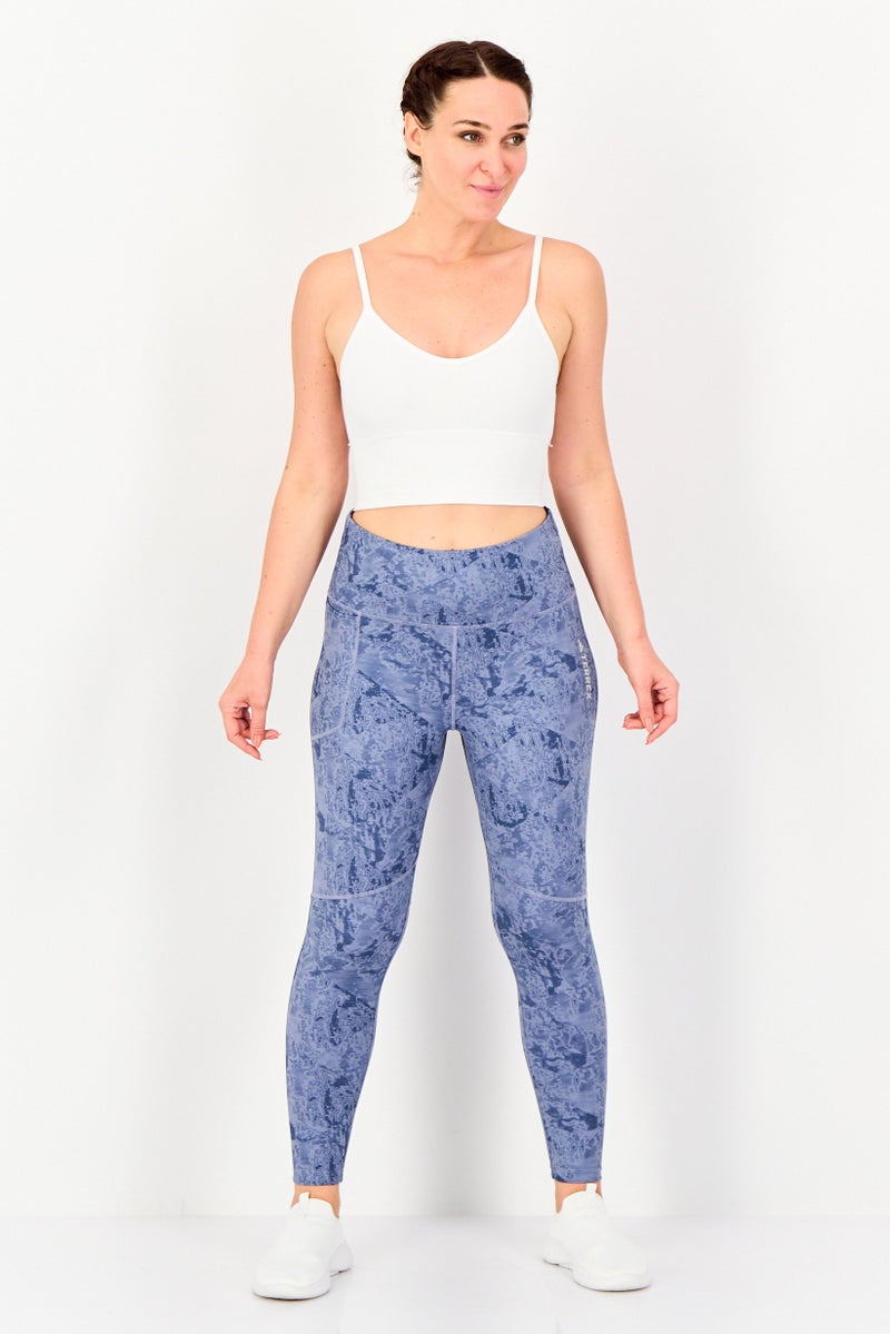 Adidas Women Tight Fit Short Inseam Training Leggings, Multicolor - Image 4