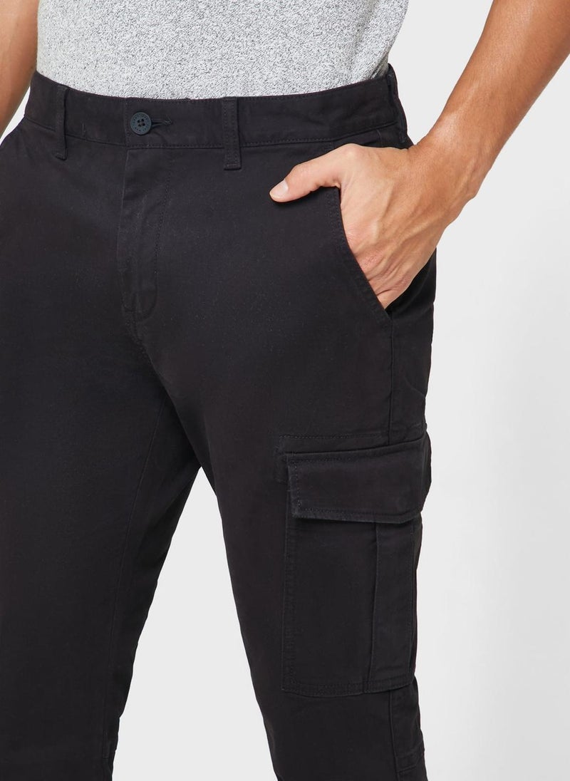 TOMMY JEANS - Essential Straight Fit Cargo Pants - Image 1