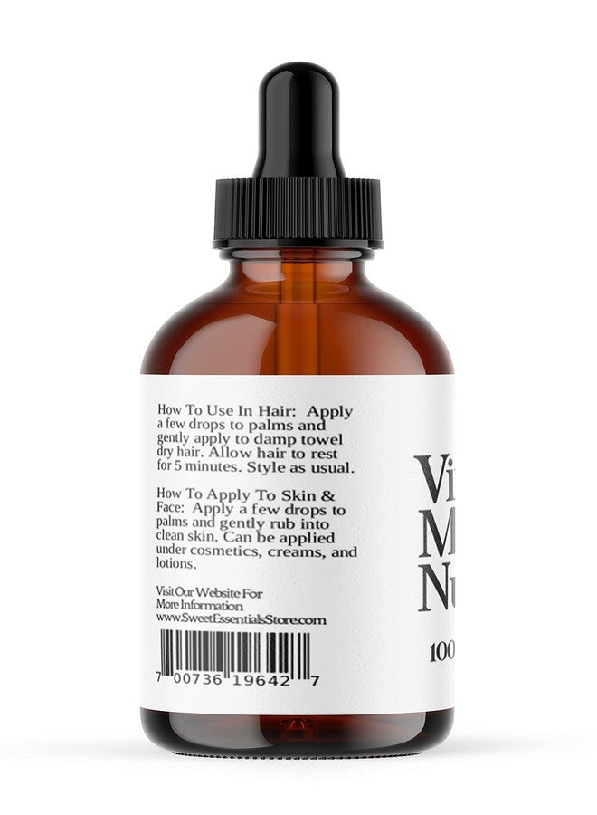 Sweet Essentials Organic Unrefined Macadamia Nut Oil | 4oz Glass Bottle | Imported From Italy | 100% Pure | Food Grade | Offers Relief From Dry Skin, Eczema, Psoriasis, Dermatitis & More | Best Natural Moisturizer - Image 2