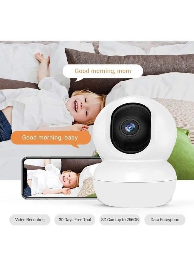 FMAX - Mini Smart FHD 1080 Indoor Wire-Free Camera Black with 64 Memory card - Image 1