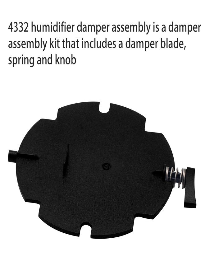 folosem 4332 Humidifier Damper Assembly Kit for Aprilaire Models 400, 500, 550, 550A, 558, 600 Humidifiers - Image 2