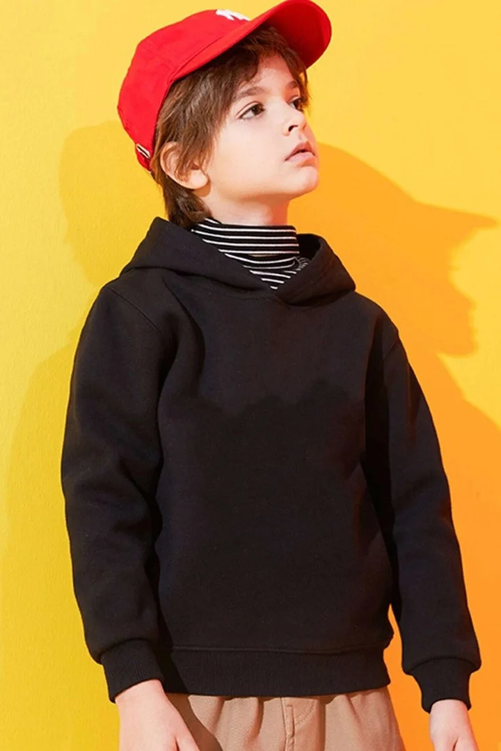 ONLYTRENDWEAR Childrens Lightning Printed Sweatshirt 3-4 Years Old Black