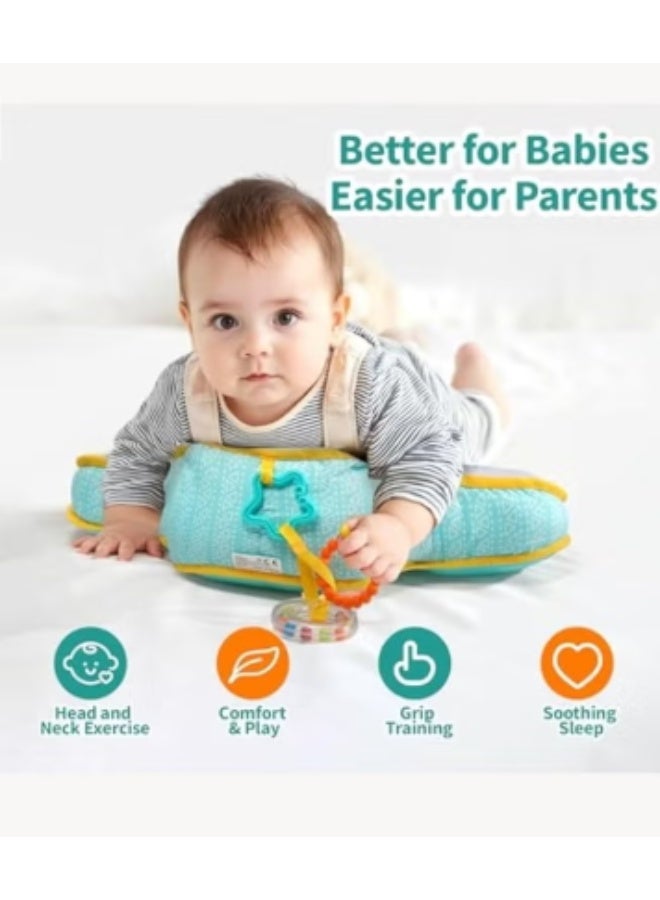 JACIRCLE Baby Neck Support Pillow, Baby Prone Pillow, Promotes Crawling And Development, Provides Comfortable Play And Soothing Sleep, Suitable For Babies Aged 0-3 Years - Image 4