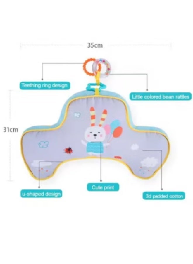 JACIRCLE Baby Neck Support Pillow, Baby Prone Pillow, Promotes Crawling And Development, Provides Comfortable Play And Soothing Sleep, Suitable For Babies Aged 0-3 Years - Image 2