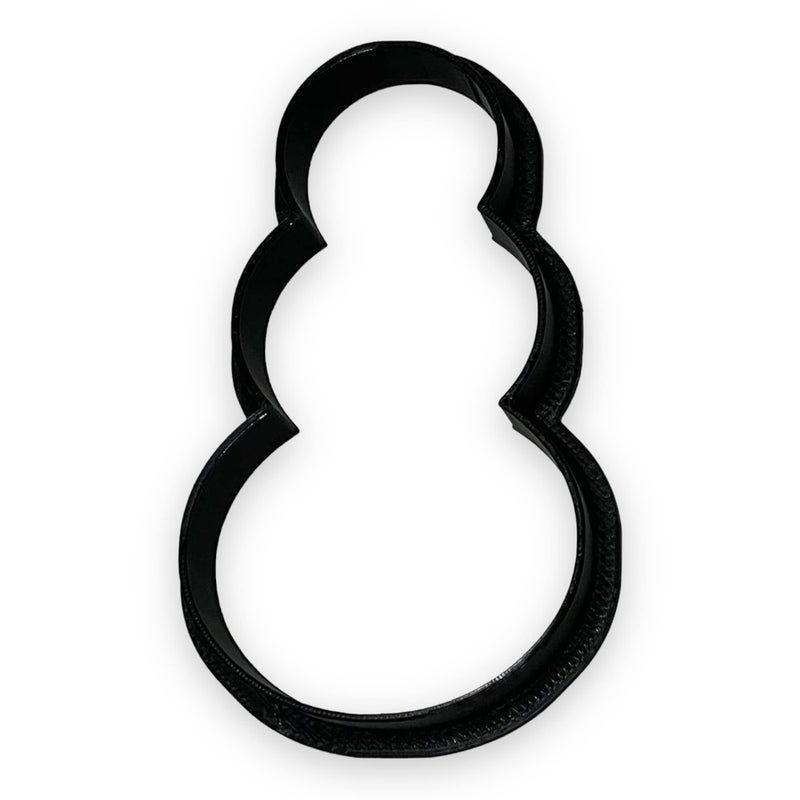 Bundle of Fun Snowman Winter Cookie Cutter with Easy to Push Design (4 inch) - Image 1