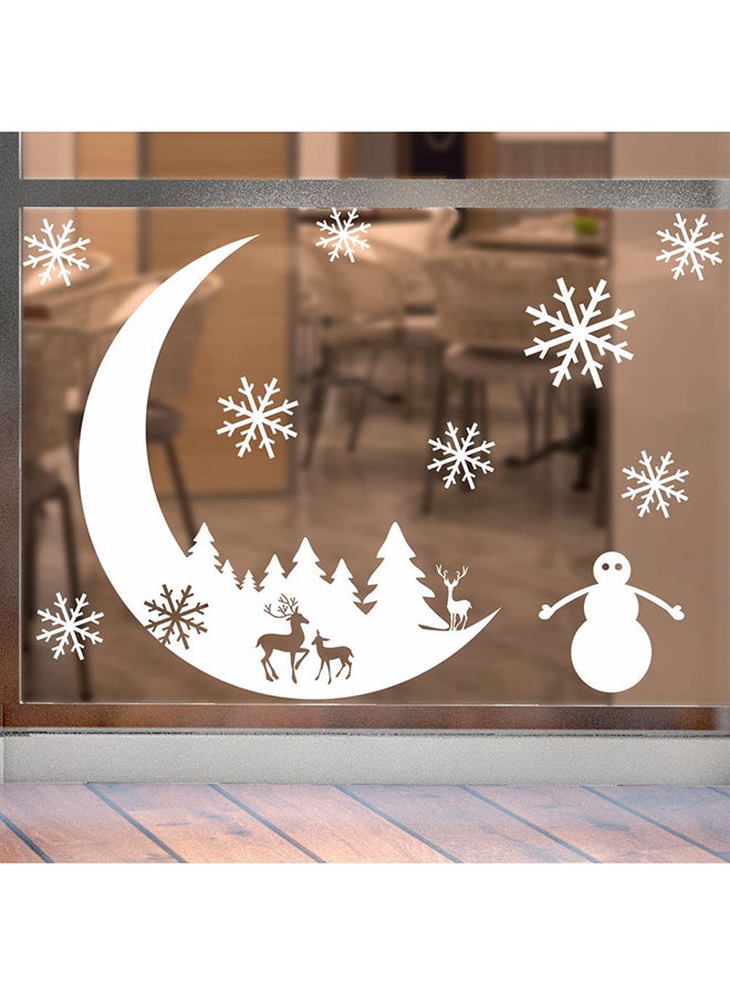 Voberry Glow In Dark Snow Wall Decoration Sticker White - Image 2