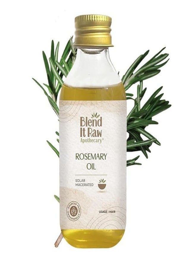Blend It Raw Apothecary زيت إكليل الجبل الخام من بليند إت لنمو الشعر مع خلاصة إكليل الجبل وفيتامين هـ، 200 مل - Image 1